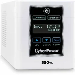 CyberPower M550L Hospital/Medical UPS Systems - 550VA/440W, 120 VAC, NEMA 5-15P-HG, Mini-Tower, 4 Hospital-Grade Outlets, LCD- M550L