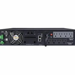 CyberPower OL1500RTXL2UN Smart App Online UPS Systems - 1500VA/1350W, 100 - 125 VAC, NEMA 5-15P, 2U, Rack/Tower, 8 Outlets, LCD- OL1500RTXL2UN