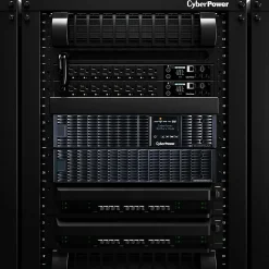 CyberPower OL1500RTXL2UN Smart App Online UPS Systems - 1500VA/1350W, 100 - 125 VAC, NEMA 5-15P, 2U, Rack/Tower, 8 Outlets, LCD- OL1500RTXL2UN