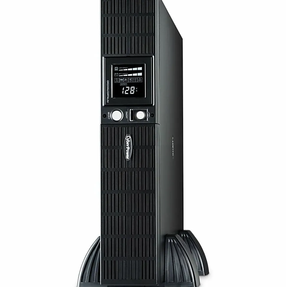 CyberPower OR2200PFCRT2U PFC Sinewave UPS Systems - 2000VA/1540W, 120 VAC, NEMA 5-20P, 2U, Rack/Tower, Sine Wave, 8 Outlets, LCD- OR2200PFCRT2U