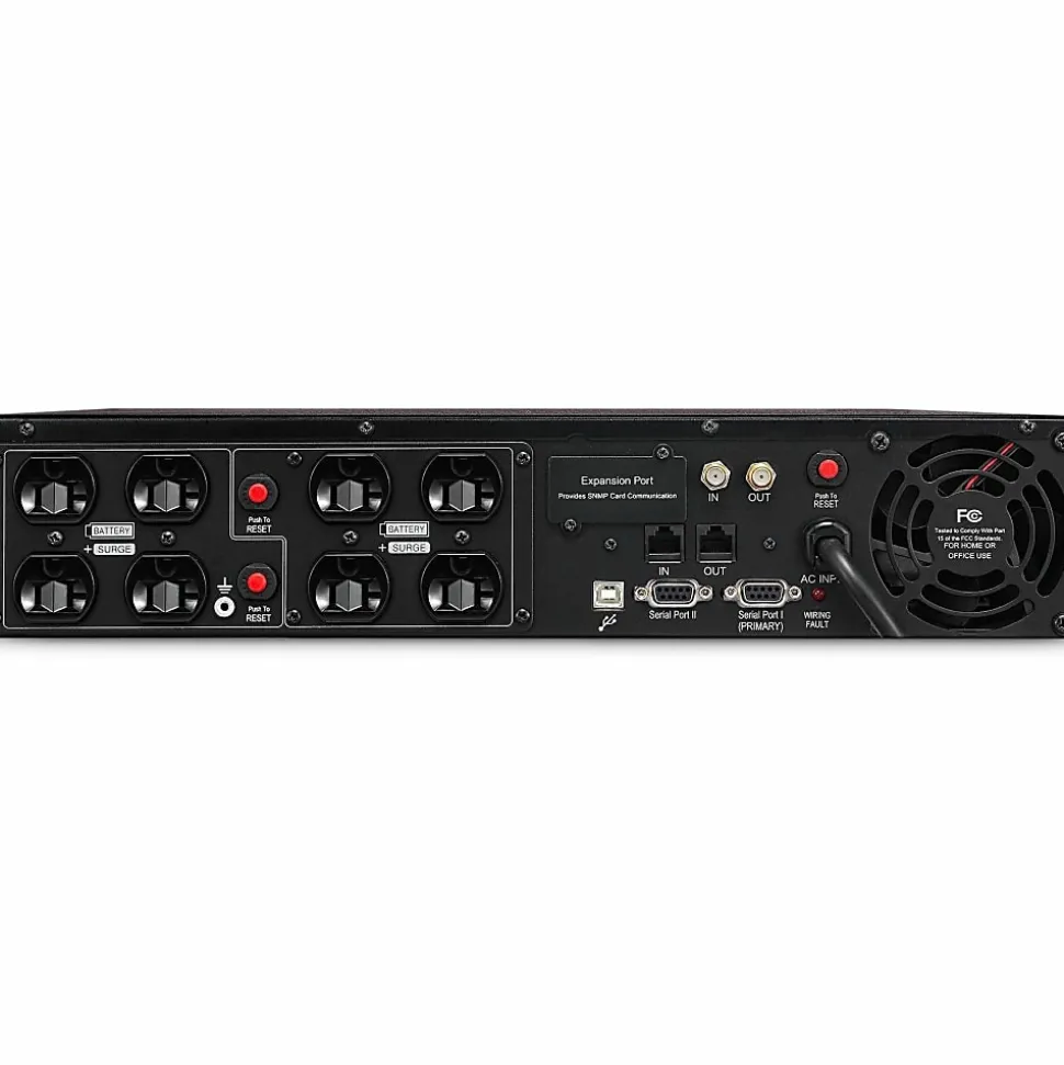 CyberPower OR2200PFCRT2U PFC Sinewave UPS Systems - 2000VA/1540W, 120 VAC, NEMA 5-20P, 2U, Rack/Tower, Sine Wave, 8 Outlets, LCD- OR2200PFCRT2U
