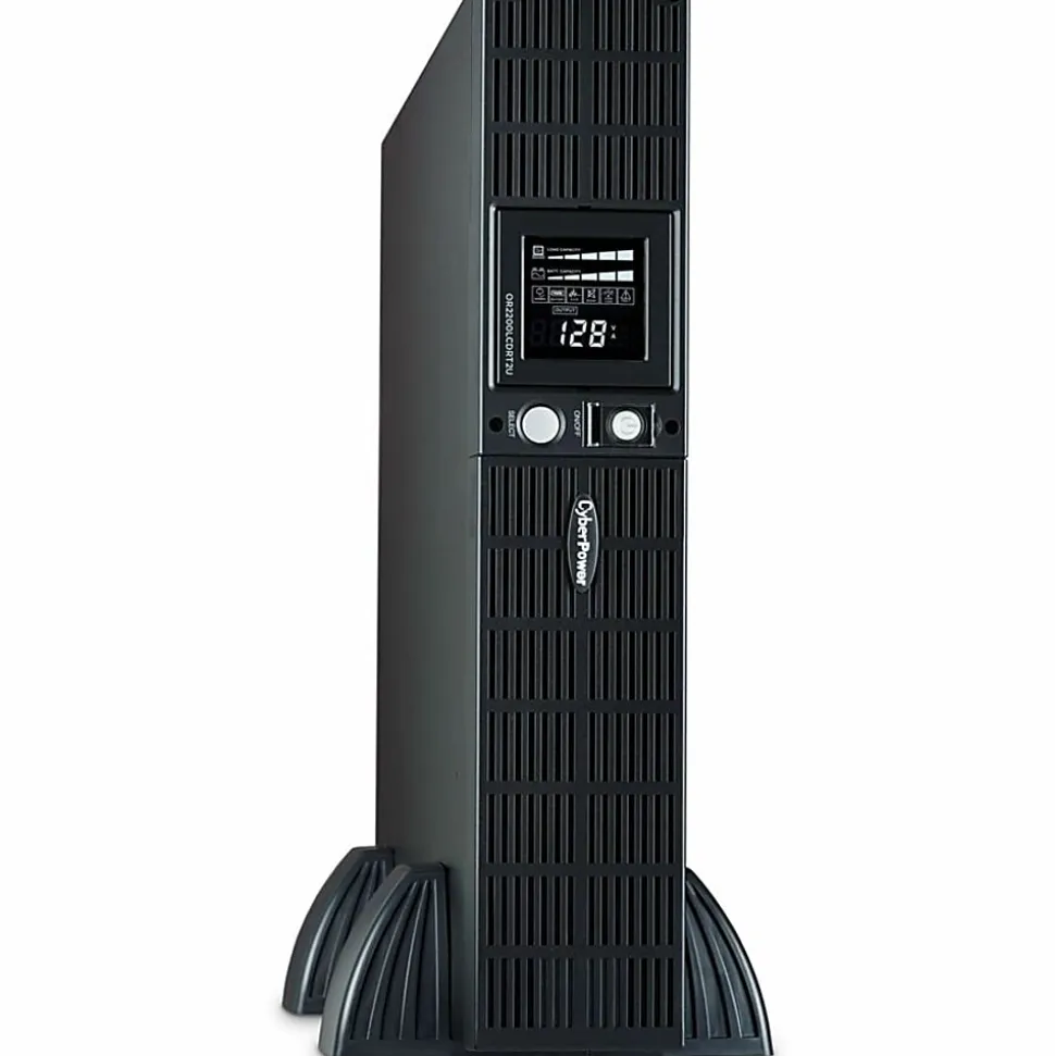 CyberPower OR2200PFCRT2U PFC Sinewave UPS Systems - 2000VA/1540W, 120 VAC, NEMA 5-20P, 2U, Rack/Tower, Sine Wave, 8 Outlets, LCD- OR2200PFCRT2U