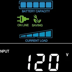CyberPower PFC SineWave Series CP1350PFCLCD 10-Outlet Uninterruptible Power Supply, 1,350VA/810 Watts