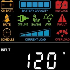 CyberPower PFC SineWave Series CP1350PFCLCD 10-Outlet Uninterruptible Power Supply, 1,350VA/810 Watts