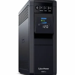 CyberPower PFC SineWave Series CP1350PFCLCD 10-Outlet Uninterruptible Power Supply, 1,350VA/810 Watts
