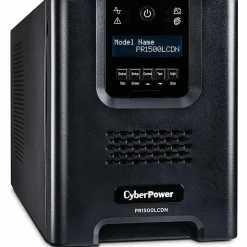 CyberPower PR1500LCDN Smart App Sinewave UPS Systems - 1500VA/1500W, 120 VAC, NEMA 5-15P, Mini-Tower, Sine Wave, 8 Outlets, LCD- PR1500LCDN