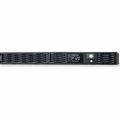 CyberPower PR500LCDRT1U Smart App Sinewave UPS Systems - 500VA/400W, 120 VAC, NEMA 5-15P, 1U, Rack/Tower, Sine Wave, 7 Outlets, LCD- PR500LCDRT1U