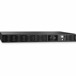 CyberPower PR500LCDRT1U Smart App Sinewave UPS Systems - 500VA/400W, 120 VAC, NEMA 5-15P, 1U, Rack/Tower, Sine Wave, 7 Outlets, LCD- PR500LCDRT1U