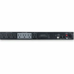 CyberPower PR500LCDRT1U Smart App Sinewave UPS Systems - 500VA/400W, 120 VAC, NEMA 5-15P, 1U, Rack/Tower, Sine Wave, 7 Outlets, LCD- PR500LCDRT1U