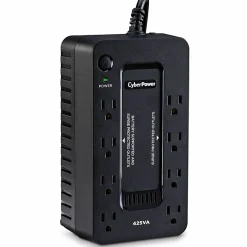 CyberPower ST425 Standby UPS Systems - 425VA/260W, 120 VAC, NEMA 5-15P, Compact, 8 Outlets, $75000 CEG, 3YR Warranty
