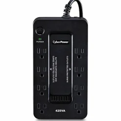 CyberPower ST425 Standby UPS Systems - 425VA/260W, 120 VAC, NEMA 5-15P, Compact, 8 Outlets, $75000 CEG, 3YR Warranty