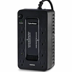 CyberPower ST425 Standby UPS Systems - 425VA/260W, 120 VAC, NEMA 5-15P, Compact, 8 Outlets, $75000 CEG, 3YR Warranty
