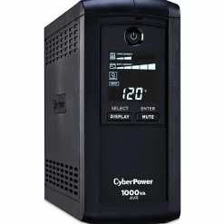 CyberPower® Uninterruptible 600-Watt 9-Outlet Power Supply, CP1000AVRLCD