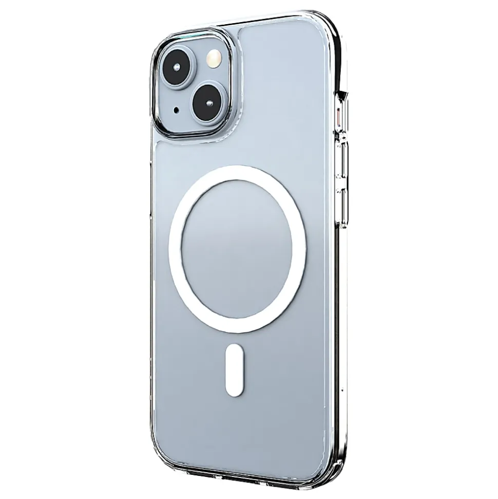 Cygnett AeroMag MagSafe-Compatible Protective Case For iPhone 15, Clear, CY4578CPAEG