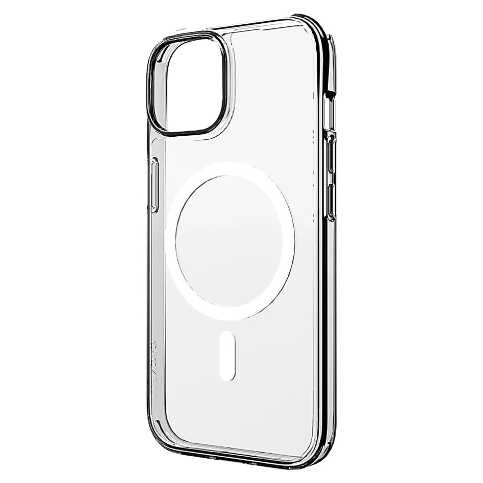 Cygnett AeroMag MagSafe-Compatible Protective Case For iPhone 15, Clear, CY4578CPAEG