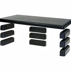 DAC Stax MP-211-Adjustable Ultra-Wide Monitor/Laptop Stand, Black - 66 lb Load Capacity - 4.8