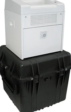 Dahle 20434DS 6-Sheet Cross-Cut Rapid Deployment High-Security Shredder, White