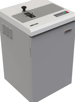 Dahle 818 HD PowerTEC Hard Drive Punch Shredder, Gray