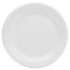 Dart Concorde Foam Plates, 9", White, Carton Of 500