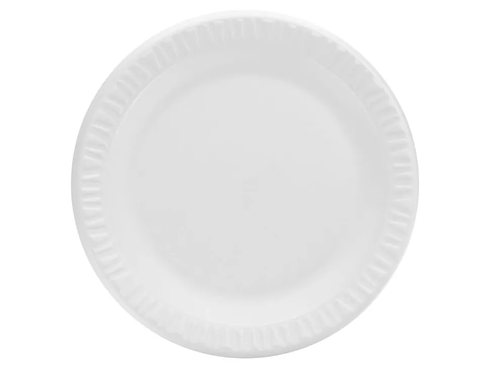 Dart Concorde Foam Plates, 9", White, Carton Of 500