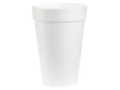 Dart® Insulated Foam Drinking Cups, White, 16 Oz, Box Of 1,000 Cups