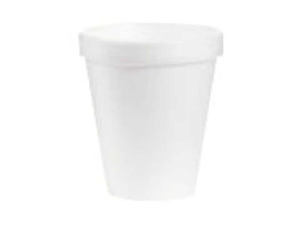 Dart® Insulated Foam Drinking Cups, White, 8 Oz, Box Of 1,000 Cups