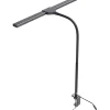 Data Accessories Company Clamp-On LED Desk Lamp - 20"x18"- LED Bulb - Flexible Neck, Gooseneck, Dimmable, Color Changing Mode, Durable - 21646