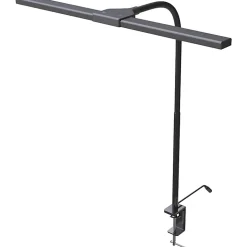 Data Accessories Company Clamp-On LED Desk Lamp - 20"x18"- LED Bulb - Flexible Neck, Gooseneck, Dimmable, Color Changing Mode, Durable - 21646