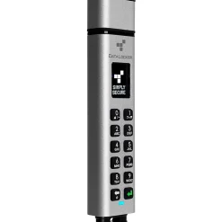 DataLocker K350 256 GB Encrypted USB Drive - 256 GB - USB 3.2 (Gen 1) Type A, USB 2.0 Type A - 190 MB/s Read Speed - SK350256FE