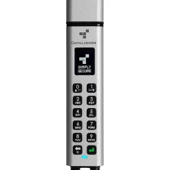 DataLocker K350 64 GB Encrypted USB Drive - 64 GB - USB 3.2 (Gen 1) Type A, USB 2.0 Type A - 190 MB/s Read Speed - SK350064FE