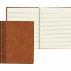 Da Vinci Perfect Binding Executive Hard-Cover Journal, 9 1/4" x 7 1/4", Tan