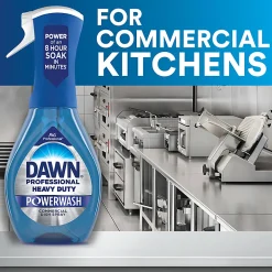 Dawn Professional Heavy-Duty Platinum Powerwash Dish Spray Starter Kit, Fresh, 16 Fl Oz, Blue, Pack Of 6 Starter Kits