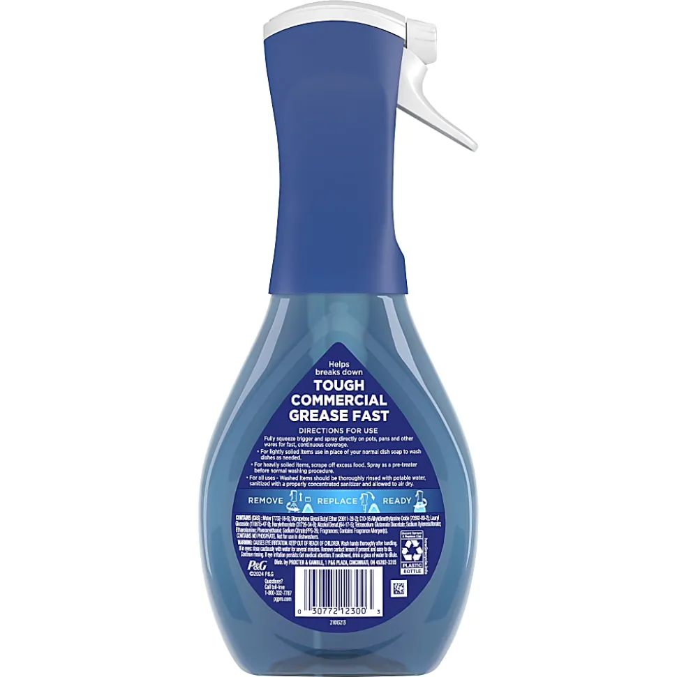 Dawn Professional Heavy-Duty Platinum Powerwash Dish Spray Starter Kit, Fresh, 16 Fl Oz, Blue, Pack Of 6 Starter Kits
