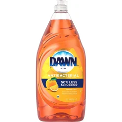 Dawn Ultra Antibacterial Dishwashing Liquid Dish Soap, 38 Oz, Orange Scent