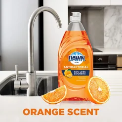 Dawn Ultra Antibacterial Dishwashing Liquid Dish Soap, 38 Oz, Orange Scent