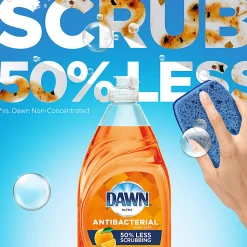 Dawn Ultra Antibacterial Dishwashing Liquid Dish Soap, 38 Oz, Orange Scent