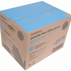 Daxwell Nitrile Gloves, Large, 100 Pairs Per Box, Case Of 10 Boxes