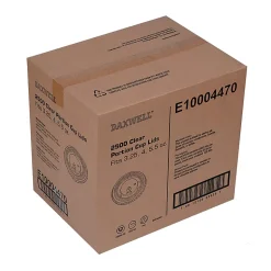 Daxwell® Portion Cup Lids, For 3.25, 4 And 5.5 Oz Portion Cups, Clear, Case Of 2,500 Lids