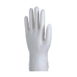 Daxwell Vinyl Powder Gloves, Medium, Clear, 10 Gloves Per Pack, Box Of 10 Packs
