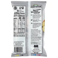 Deep River Snacks Potato Chips, Original Sea Salt Kettle, 2.0 Oz, Case Of 24 Bags