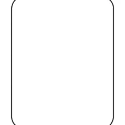 Deflecto Clear Polycarbonate Chair Mat For Hard Floors, 45"W x 53"D