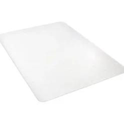 Deflecto Clear Polycarbonate Chair Mat For Hard Floors, 45"W x 53"D