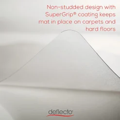 Deflecto DuoMat Chair Mat, 46