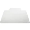 Deflecto Earth Source® Chair Mat For Commercial Pile Carpets, Beveled Edge, Wide Lip, 45" x 53", Clear