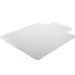 Deflecto Earth Source® Chair Mat For Commercial Pile Carpets, Beveled Edge, Wide Lip, 45