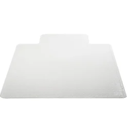 Deflect-O Earth Source® Chair Mat For Commercial Pile Carpets, Beveled Edge, Standard Lip, 36" x 48", Clear