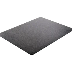 Deflecto EconoMat Vinyl Chair Mat For Hard Floors, Rectangular, 45"W x 53"D, Black