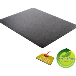 Deflecto EconoMat Vinyl Chair Mat For Hard Floors, Rectangular, 45