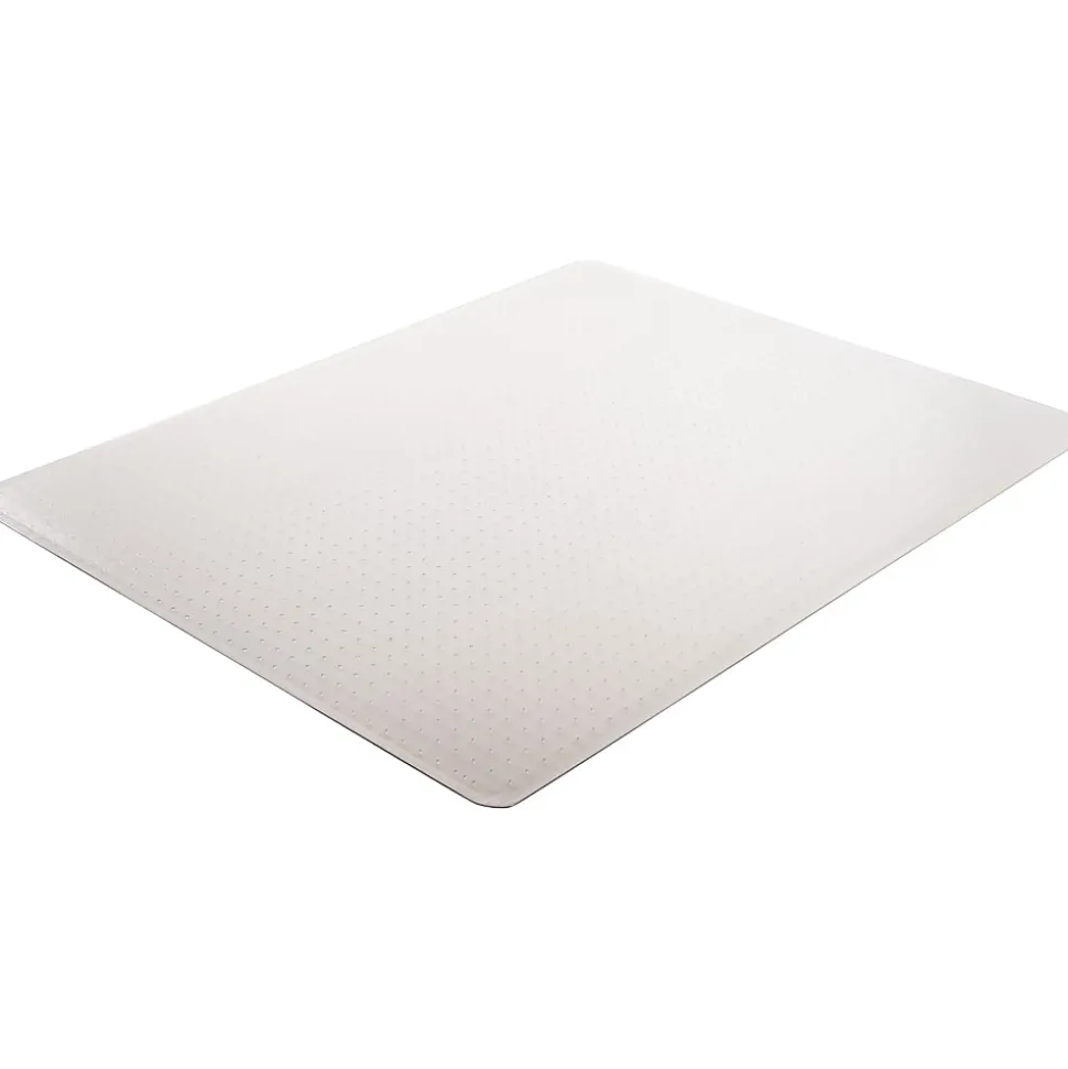 Deflecto Execumat Heavy-Duty Vinyl Chair Mat For High-Pile Carpets, 60" x 60", Clear