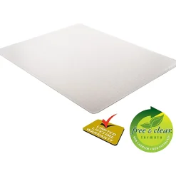 Deflecto Execumat Heavy-Duty Vinyl Chair Mat For High-Pile Carpets, 60